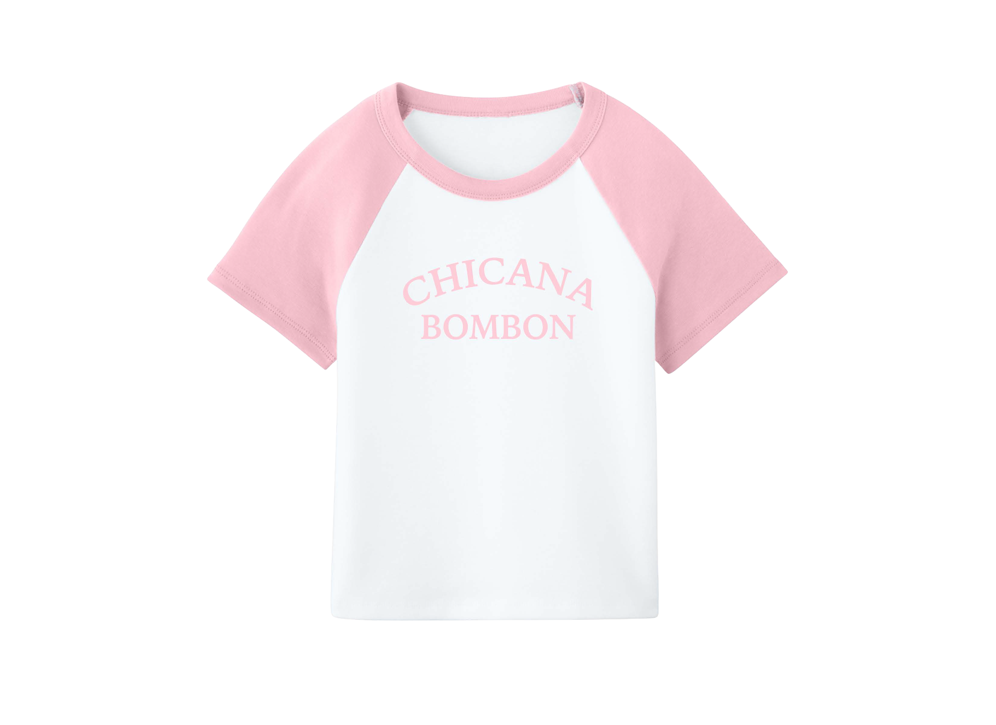 Chicana Bombon Pink Raglan